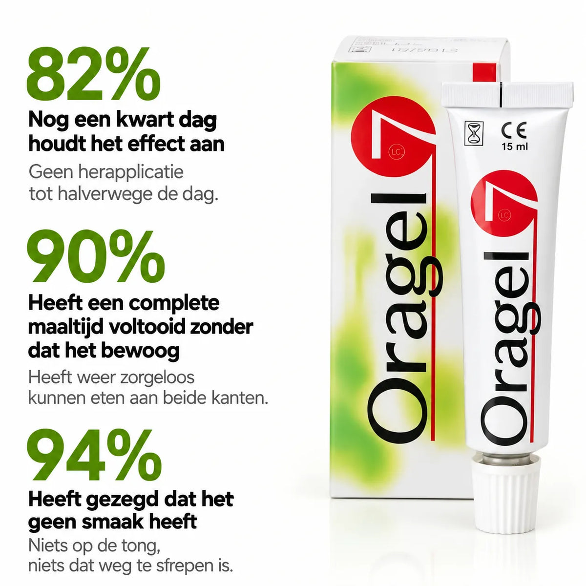 Oragel™ | Voorkom 100% dat je kunstgebit verschuift – Stevige grip, de hele dag