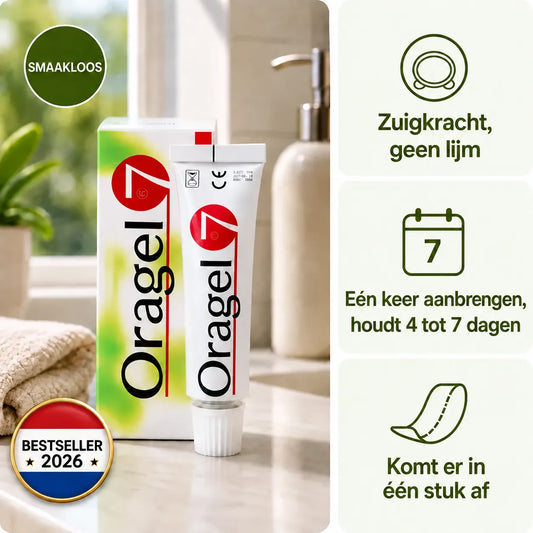 Oragel™ | Voorkom 100% dat je kunstgebit verschuift – Stevige grip, de hele dag