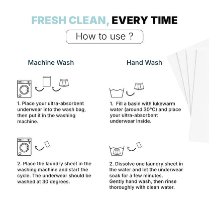 Antibacterial Laundry Sheets