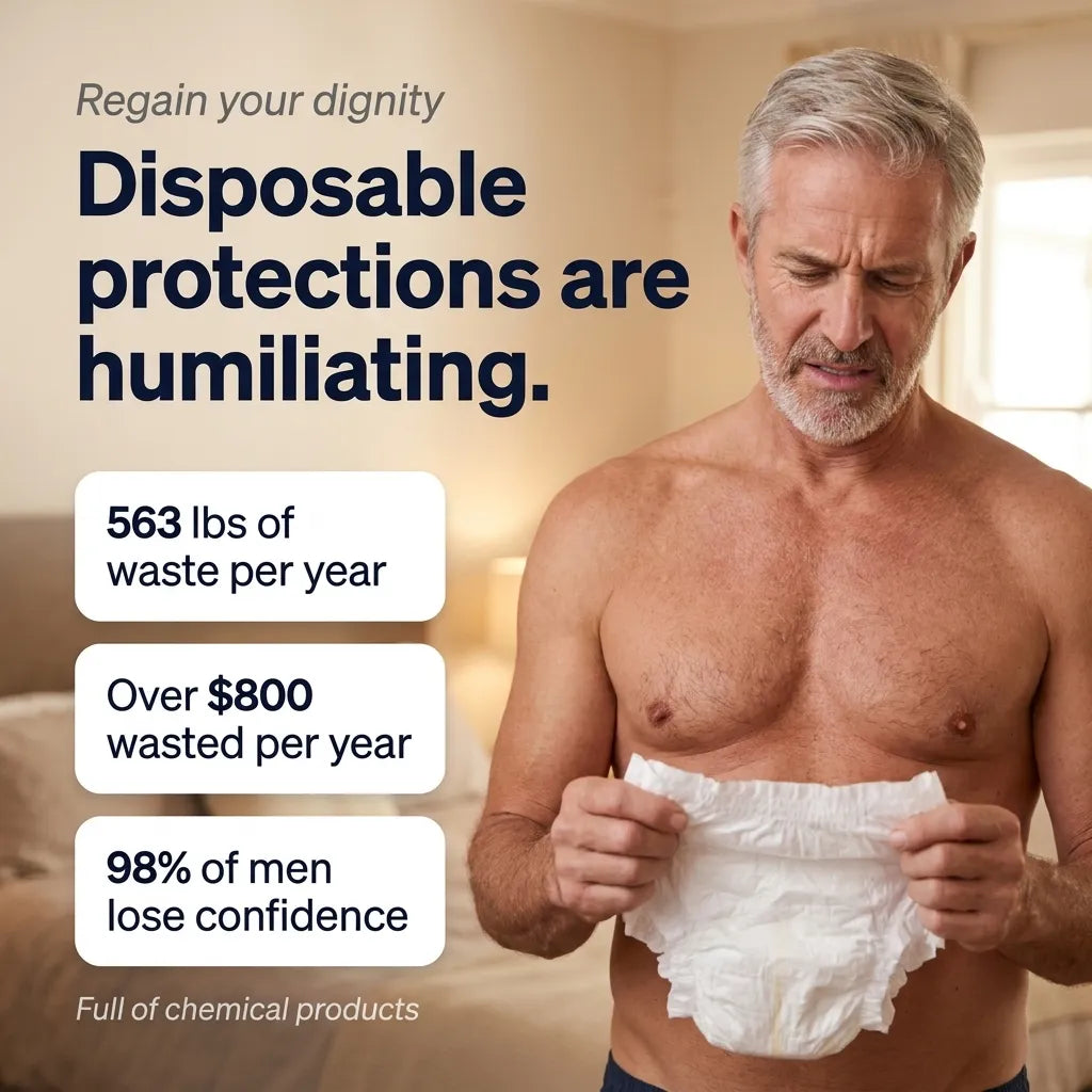 Men’s Ultra‑Absorbent Incontinence Boxer Briefs