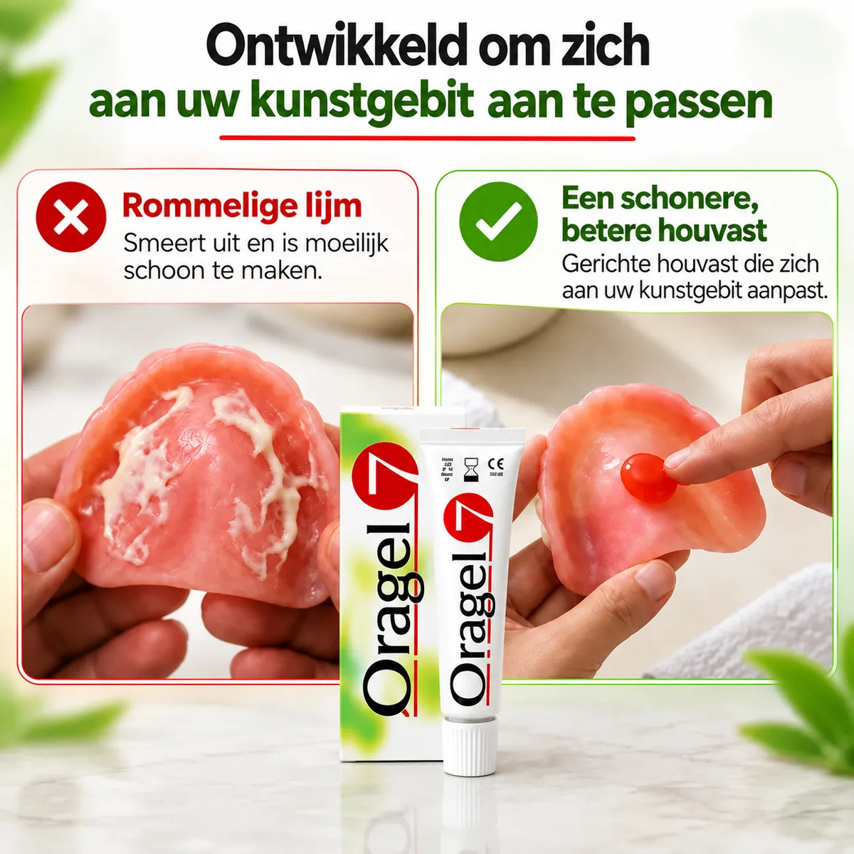 Oragel™ | Voorkom 100% dat je kunstgebit verschuift – Stevige grip, de hele dag