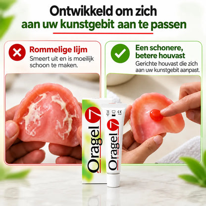 Oragel™ | Voorkom 100% dat je kunstgebit verschuift – Stevige grip, de hele dag