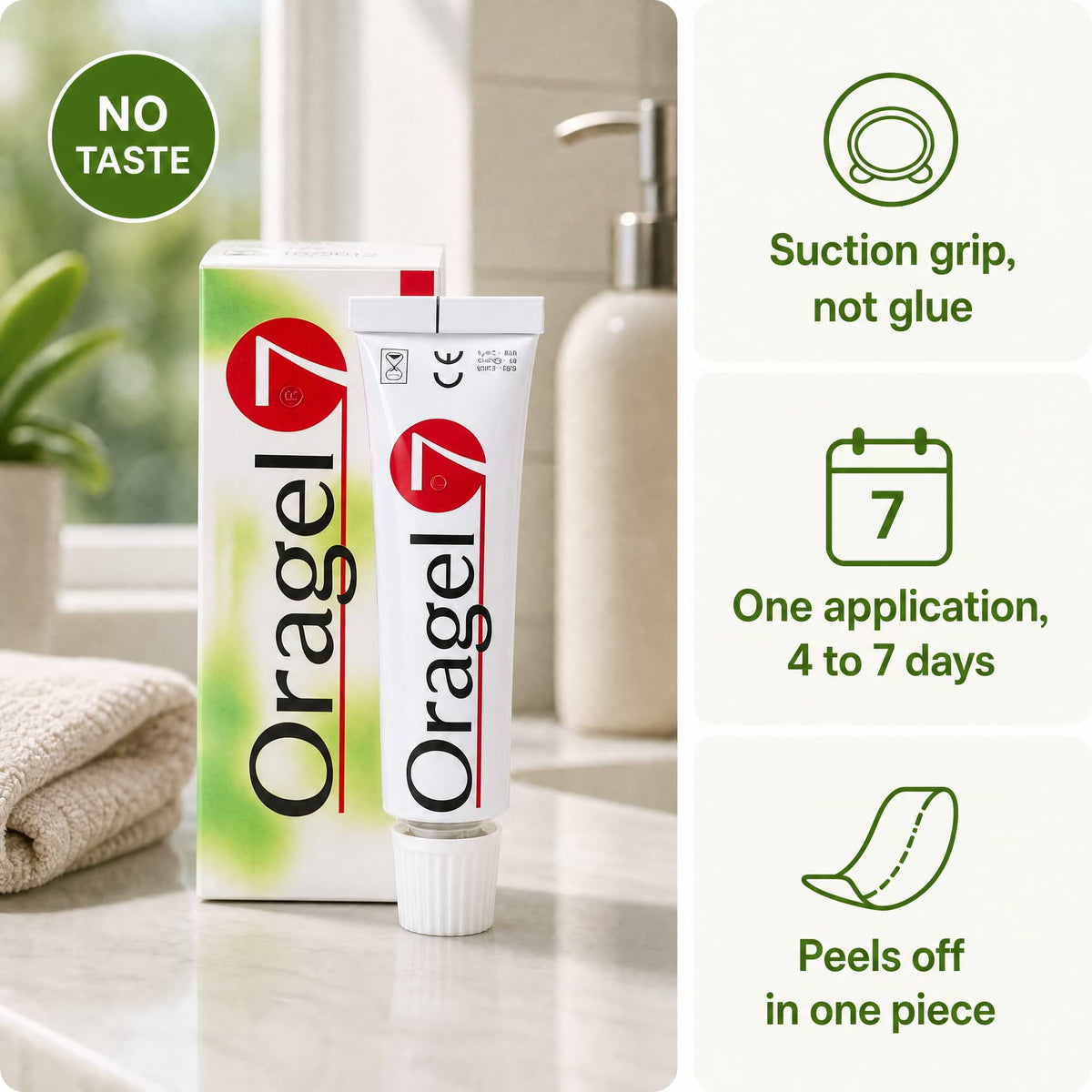 Oragel™ | Stop Denture Slipping 100% - All-Day Secure Hold